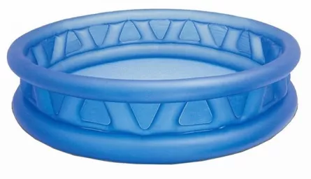 Piscina gonflabila copii, rotunda, albastra, 188 x 46 cm, [],https:lilarossa.ro