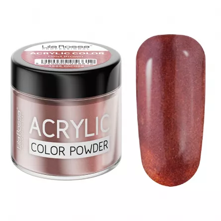 Pudra acrilica color, Lila Rossa, Oxid Brown, 7 g, [],https:lilarossa.ro