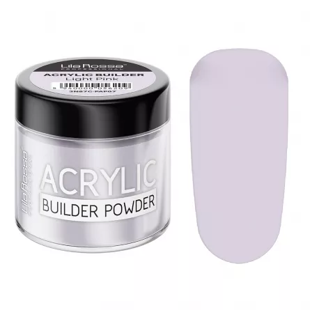 Pudra acrilica constructie, Lila Rossa, 12 g, Light Pink, [],https:lilarossa.ro