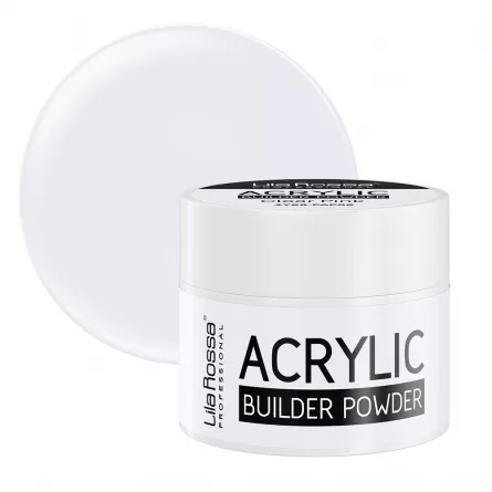 Pudra acrilica constructie, Lila Rossa, 60 g, Clear Pink, [],https:lilarossa.ro
