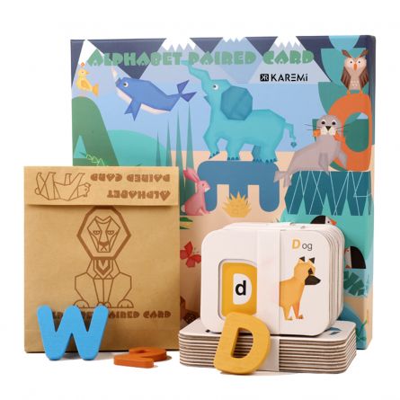 Puzzle Karemi, joc de ortografie, spelling game, joc educativ cu litere si cifre, joc invatare limba engleza, K01B-10149, [],https:lilarossa.ro