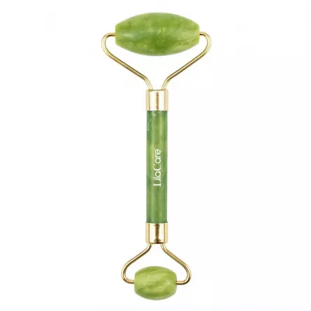 Rola jad pentru masaj facial, Lila Care, verde, [],https:lilarossa.ro