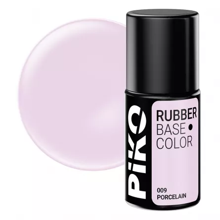 Baza Piko Rubber, Base Color, 7 ml, 009 Porcelain, [],https:lilarossa.ro