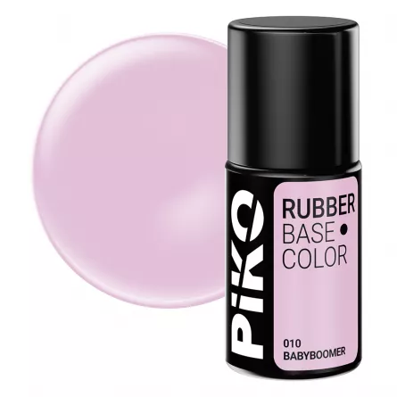 Baza Piko Rubber, Base Color, 7 ml, 010 Babyboomer, [],https:lilarossa.ro