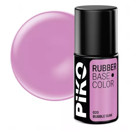 Baza Piko Rubber, Base Color, 7 ml, 020 Bubble gum, [],https:lilarossa.ro