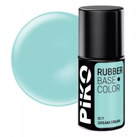 Baza Piko Rubber, Base Color, 7 ml, 017 Gream Cream, [],lilarossa.ro