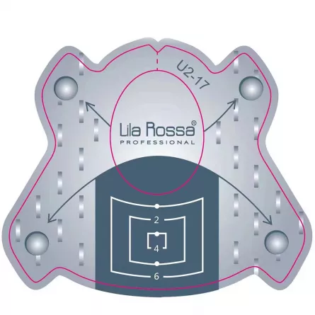 Sabloane unghii creative , Lila Rossa,  300 buc, U2-17, [],https:lilarossa.ro