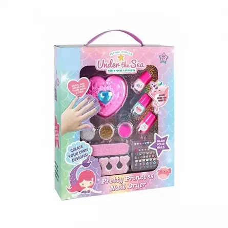 Set unghii false copii, set manichiura copii cu uscator, pila unghii si nail art, [],https:lilarossa.ro
