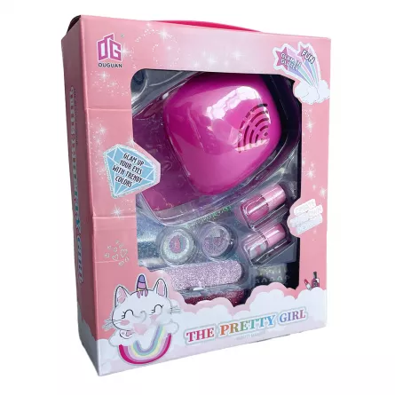 Set unghii false copii, set manichiura copii cu uscator, pila unghii si nail art, [],https:lilarossa.ro