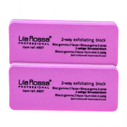 Set 2 buffere pentru luciul unghiei, refolosibile, dreptunghi, roz Lila Rossa, [],https:lilarossa.ro