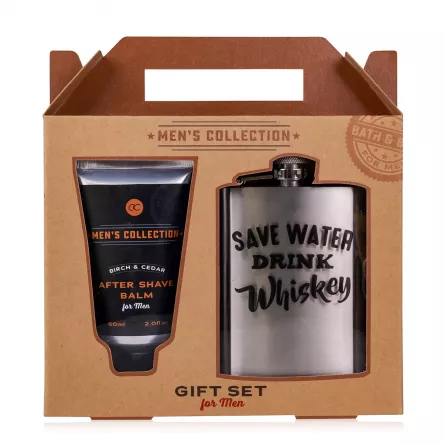 Set cadou barbati, balsam after shave, sticla wiskey, [],https:lilarossa.ro