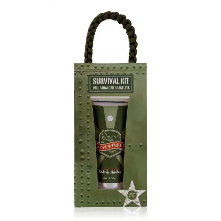 Set cadou barbati, gel de dus, bratara, ADVENTURE COLLECTION, [],https:lilarossa.ro