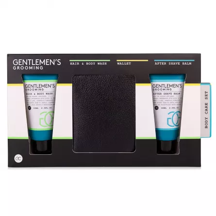 Set cadou barbati, gel de dus, balsam after shave, portofel, [],https:lilarossa.ro