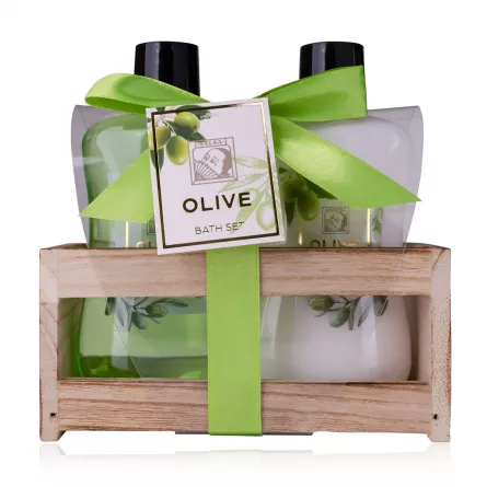 Set cadou femei, gel de dus, lotiune de corp, OLIVE, [],https:lilarossa.ro