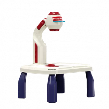 Set creativ pentru desen Karemi, cu proiector si accesorii incluse, joc educativ, 3-8 ani, [],https:lilarossa.ro