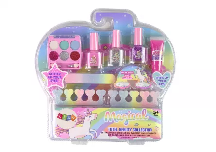 Set unghii false copii, set manichiura si machiaj pentru copii, [],lilarossa.ro