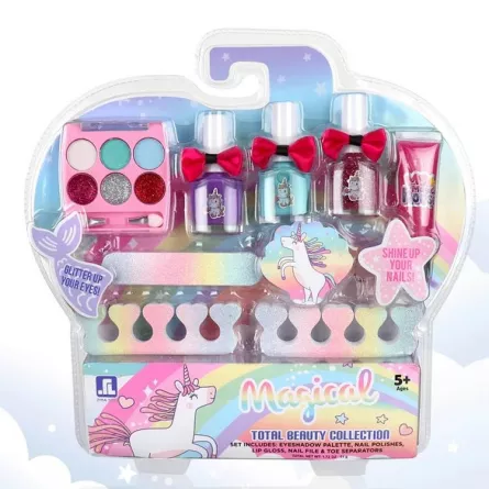 Set unghii false copii, set manichiura si machiaj pentru copii, [],lilarossa.ro