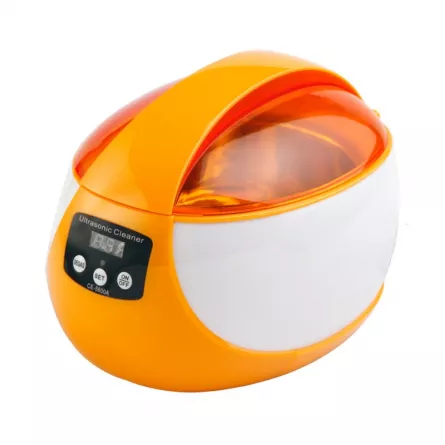 Sterilizator cu ultrasunete, 50W, portocaliu, capacitate de 750 ml., [],https:lilarossa.ro