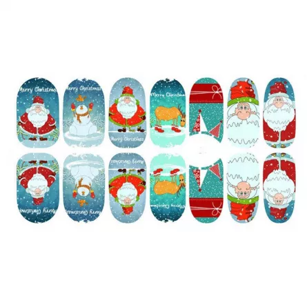 Sticker pentru unghii nail art, Lila Rossa, 14 in 1, nr 162, [],https:lilarossa.ro