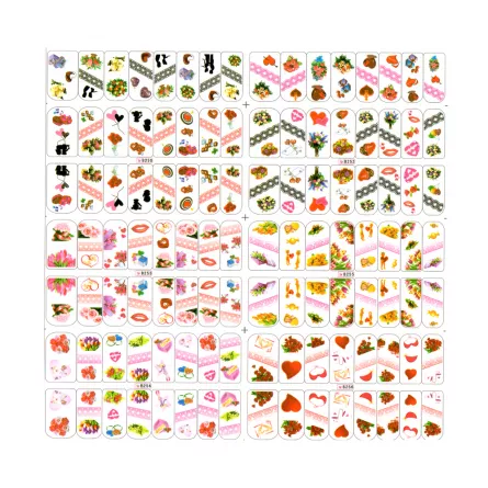 Sticker A4 pentru decor unghii,  249-256, [],https:lilarossa.ro