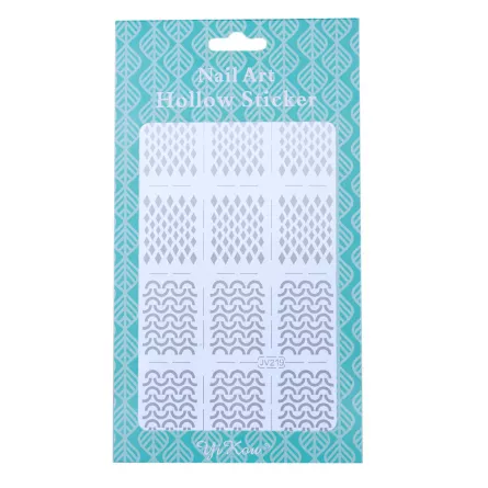 Sticker Lila Rossa pentru decor unghii, nail art, jv219, [],https:lilarossa.ro
