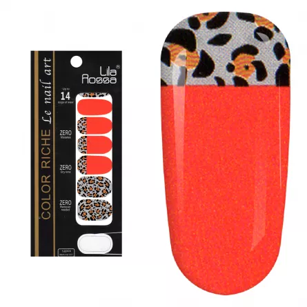 Sticker pentru unghii nail art, Lila Rossa, 14 in 1, nr 24, [],https:lilarossa.ro
