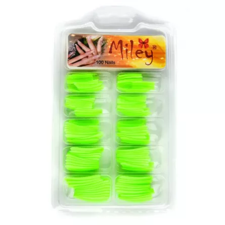 Tipsuri colorate, 100 buc, Green, [],https:lilarossa.ro