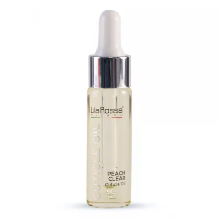 Ulei cuticule cu pipeta, Lila Rossa, aroma Peach Clear, 15 ml, [],https:lilarossa.ro