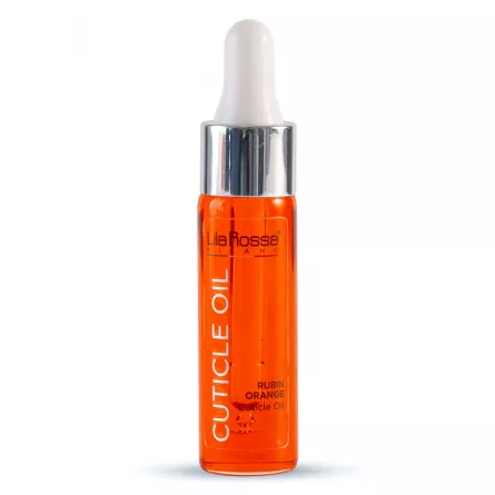 Ulei cuticule cu pipeta, Lila Rossa, aroma Rubin Orange, 15 ml, [],https:lilarossa.ro