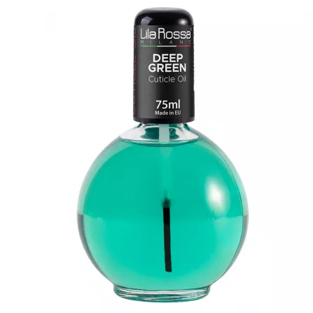 Ulei cuticule cu pensula, Lila Rossa, aroma Deep Green, 75 ml, [],https:lilarossa.ro