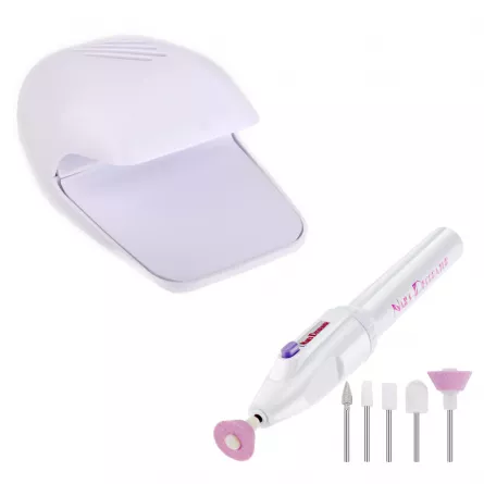 Set uscator lac de unghii si pila electrica, Lila Rossa, [],https:lilarossa.ro