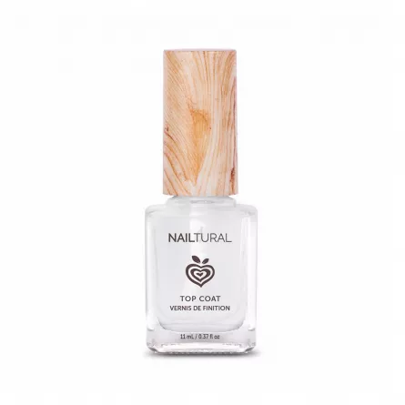Vegan Top Coat pentru lac de unghii 11 ml, NAILTURAL, [],https:lilarossa.ro
