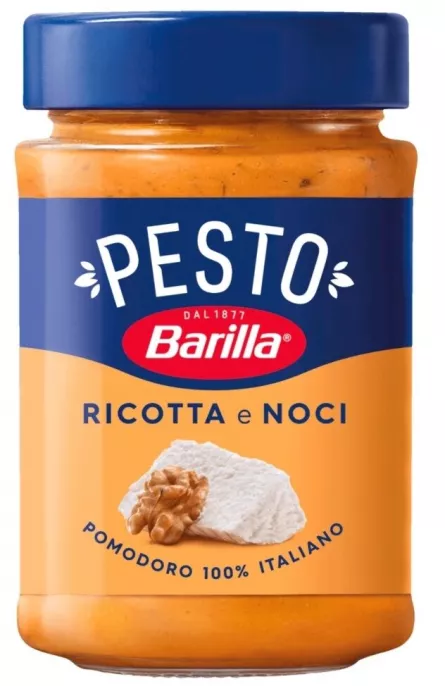 Barilla Sos Pesto Cu Branza Ricotta Si Nuci, [],magazinitalian.ro