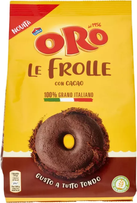 Biscuiti Cu Cacao Le Frolle Oro Saiwa, [],magazinitalian.ro
