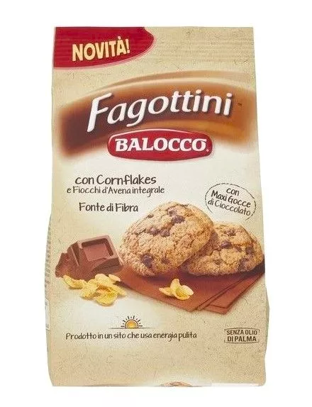 Biscuiti Fagottini Balocco Cu Fulgi De Porumb Si Ovaz Integral, [],magazinitalian.ro