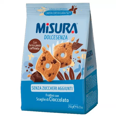 Biscuiti Misura Fara Zahar Cu Bucati De Ciocolata, [],magazinitalian.ro