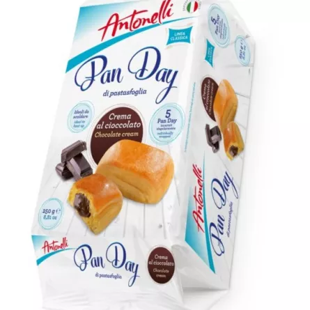 Briose Cu Foietaj Si Crema Ciocolata Pan Day Antonelli, [],magazinitalian.ro