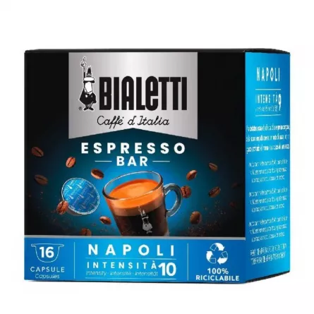 Capsule Cafea Espresso Bar Napoli Bialetti, [],magazinitalian.ro