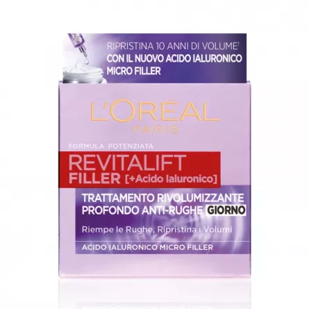 Crema De Zi L'Oreal Revitalift Filler Cu Acid Hialuronic Pur 40+, [],magazinitalian.ro