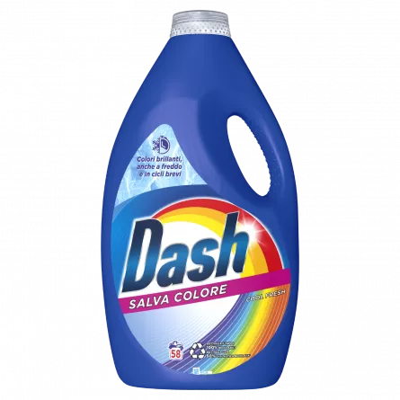Detergent Lichid Dash Salva Colore - 58Spalari , [],magazinitalian.ro