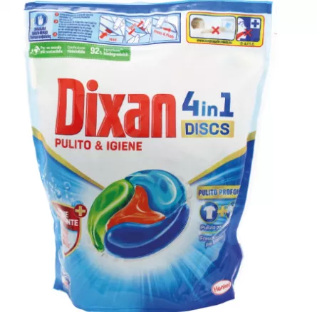 Pernute Dixan Pulito & Igiene 4 In 1 Discs, [],magazinitalian.ro