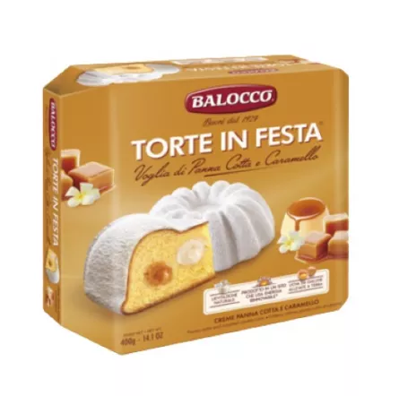 Torte In Festa Balocco Cu Creme De Panna Cotta Si Caramel, [],magazinitalian.ro