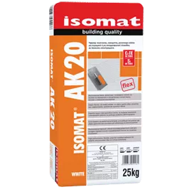 Cement-based tile adhesive ISOMAT AK-20 white 25 kg, [],https:maxbau.ro