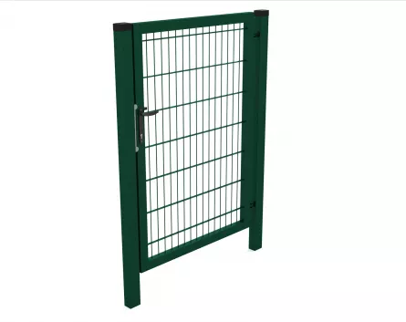 Ansamblu poarta gard simpla verde 1.2 x 1.0 m ECO, [],maxbau.ro
