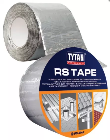 Banda de etansare bituminoasa Tytan RS Tape antracit 15cm x 10m, [],https:maxbau.ro