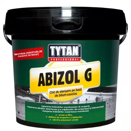 Chit de etansare pe baza de bitum-cauciuc Abizol G Tytan Professional 5kg, [],maxbau.ro