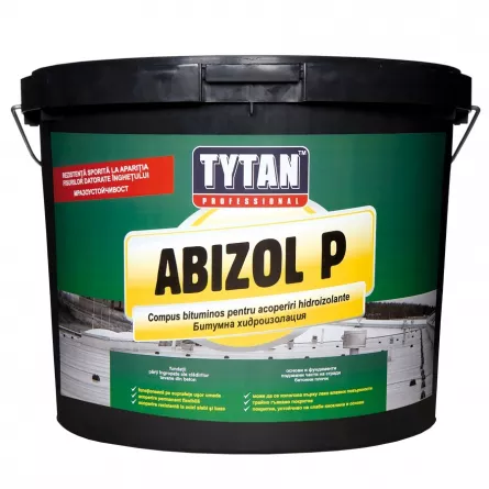 Compus bituminos pentru acoperiri hidroizolante Abizol P Tytan Professional 9kg, [],https:maxbau.ro