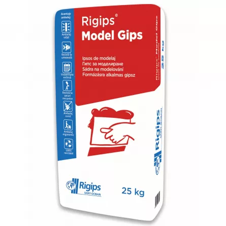 Ipsos de modelaj Rigips Model Gips 25kg, [],https:maxbau.ro