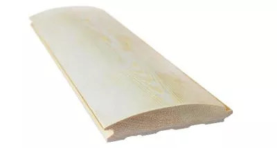 Semi-round wood paneling 20mm thickness, 96 x 4000 mm, class AB, [],https:maxbau.ro