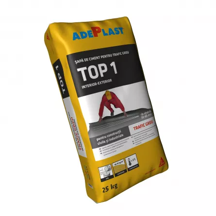 Adeplast Top 1 Equalization Screed for Heavy Traffic 30 kg, [],https:maxbau.ro